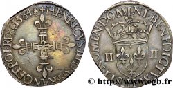 HENRI III Quart d écu, croix de face 1584 La Rochelle