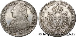 LOUIS XVI Écu aux branches d&nbsp;olivier 1789 Paris TTB/TTB+