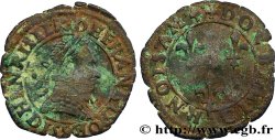 HENRI III Double tournois, 2e type de Lyon 1589 Lyon