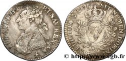 LOUIS XVI Cinquième d&nbsp;écu aux branches d&nbsp;olivier 1778 Paris TTB
