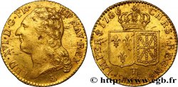 LOUIS XVI Louis d or aux écus accolés 1786 Nantes