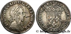 LOUIS XIII LE JUSTE Douzième d&nbsp;écu, buste drapé et cuirassé (2e buste de Jean Warin) 1643 Paris, Monnaie de Matignon TTB