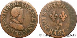 LOUIS XIII  Double tournois, type 2 de Paris 1622 Paris