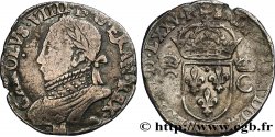 HENRY III. COINAGE IN THE NAME OF CHARLES IX Teston, 10e type 1575 (MDLXXV) Toulouse
