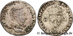 FRANCIS II. COINAGE AT THE NAME OF HENRY II Teston à la tête nue, 5e type 1560 Toulouse