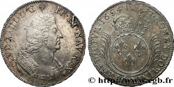 LOUIS XIV LE GRAND OU LE ROI SOLEIL Écu aux palmes 1694 La Rochelle TTB+