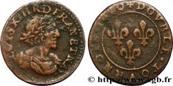 LOUIS XIII LE JUSTE Double tournois 1640 Vallée du Rhône