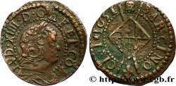 ESPAGNE - COMTÉ DE BARCELONE - LOUIS XIV LE GRAND OU LE ROI SOLEIL Sizain, 2e type 1651 Barcelone TTB+