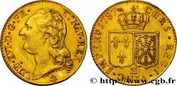 LOUIS XVI Louis d or aux écus accolés 1787 La Rochelle TTB+/SUP
