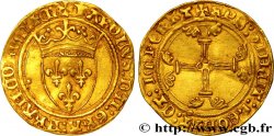 CHARLES VII  THE WELL SERVED  Demi-écu d or à la couronne ou demi-écu neuf n.d. Paris