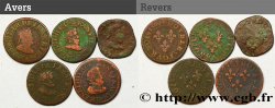 HENRY IV Lot de 5 doubles tournois d’Henri IV n.d. s.l.
