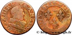 LOUIS XIII LE JUSTE Double tournois, type 1 de Tours 1635 Tours