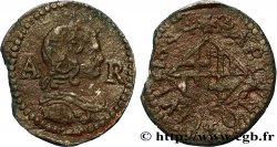 SPAIN - BARCELONA - LOUIS XIV  THE SUN KING  Ardit ou demi-sizain 1644 Barcelone