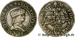 ITALY - DUCHY OF MILAN - LOUIS XII Teston c. 1500-1512 Milan