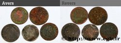 LOUIS XIII LE JUSTE Lot de 5 doubles tournois de Louis XIII n.d. s.l.