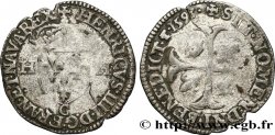 HENRY IV Douzain aux deux H, 2e type 1593 Saint-Lô VF