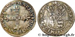 HENRY IV Quart d écu de Béarn 1607 Morlaàs