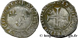 CHARLES VII LE VICTORIEUX Petit blanc aux trois lis n.d. Lyon