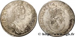 LOUIS XV DIT LE BIEN AIMÉ Écu dit  vertugadin  1716 Tours