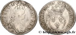 LOUIS XV DIT LE BIEN AIMÉ Écu dit &nbsp;vertugadin&nbsp; 1716 Toulouse
