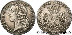 LOUIS XV  THE WELL-BELOVED  Cinquième d’écu aux branches d’olivier, tête ceinte d’un bandeau 1741 Paris q.SPL/SPL