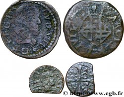 SPANIA - PRINCIPAUTY OF CATALONIA - LOUIS XIII lot de 2 monnaies n.d. s.l.