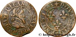 HENRI IV LE GRAND Double tournois, 2e type de Châlons-sur-Marne 1591 Châlons-en-Champagne