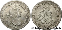 LOUIS XIV &nbsp;THE SUN KING&nbsp; Quatre sols aux deux L 1694 Paris
