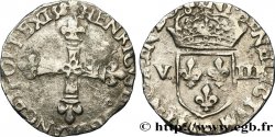 HENRI III Huitième d&nbsp;écu, croix de face n.d. Rennes