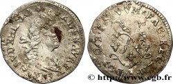 LOUIS XIV  THE SUN KING  Quatre sols aux deux L 1693 Paris