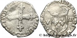 HENRY III Huitième d écu, croix de face n.d. Rennes