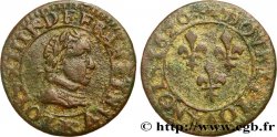 LOUIS XIII LE JUSTE Double tournois, type 2 1620 Saint-André de Villeneuve-lès-Avignon