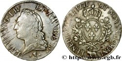 LOUIS XV DIT LE BIEN AIMÉ Écu aux branches d’olivier, buste lauré 1771 Pau