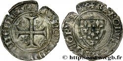 BURGONDY - COINAGE AT THE NAME OF CHARLES VI  THE MAD  OR  THE WELL-BELOVED  Blanc dit  guénar  n.d. Châlons-en-Champagne