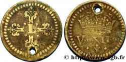 LOUIS XIII  Poids monétaire pour le demi-franc de forme circulaire n.d. 