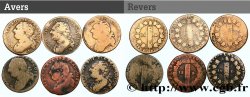 LOTS Lot de six pièces de 12 deniers dit &nbsp;au faisceau&nbsp;, type FRANCOIS et FRANCAIS n.d. s.l.