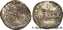 HENRY VI DE LANCASTRE - ROI DE FRANCE (1422-1453) - ROI D&nbsp;ANGLETERRE (1422-1461) et (1470-1471) Blanc aux écus n.d. Troyes