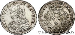 LOUIS XV THE BELOVED Dixième d’écu aux branches d’olivier, buste habillé 1726 Bourges AU