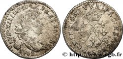 LOUIS XIV LE GRAND OU LE ROI SOLEIL Quatre sols aux deux L 1691 Reims TTB