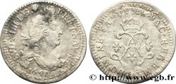 LOUIS XIV LE GRAND OU LE ROI SOLEIL Quatre sols aux deux L 1692 Bordeaux
