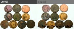 LOUIS XVI Sols dits &nbsp;à l&nbsp;écu&nbsp;, lot de 10 ex. n.d. Ateliers divers