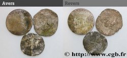 LOTES Lot de 3 monnaies royales  n.d. s.l.