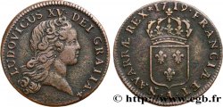 LOUIS XV DIT LE BIEN AIMÉ Sol au buste enfantin 1719 Paris TTB