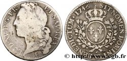 LOUIS XV THE BELOVED Demi-écu aux branches d’olivier, tête ceinte d’un bandeau 1746 Lille