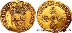 CHARLES IX Écu d or au soleil, 1er type 1564 Angers