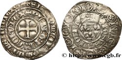 CHARLES VI LE FOU OU LE BIEN AIMÉ Gros aux lis sous une couronne ou grosus turonus n.d. Tournai TB+