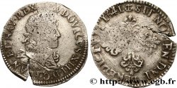 LOUIS XIII LE JUSTE Demi-franc, 16e type 1641 Grenoble