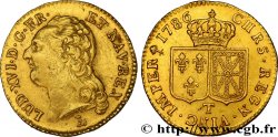 LOUIS XVI Louis d or aux écus accolés 1786 Nantes AU/AU