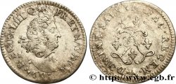 LOUIS XIV &nbsp;THE SUN KING&nbsp; Quatre sols aux deux L 1691 Paris