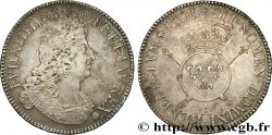 LOUIS XIV  THE SUN KING  Écu aux insignes 1701 Paris AU